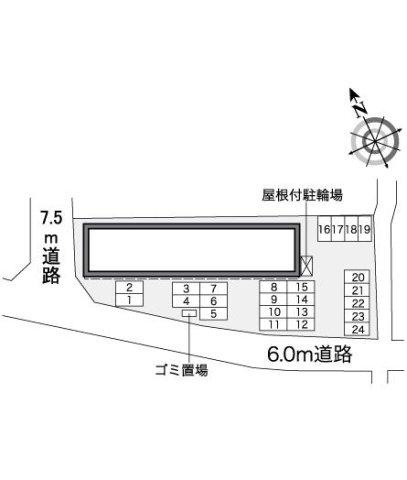 レオパレスアグレアの区画図