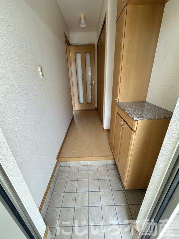 メゾンオーシャンAの玄関