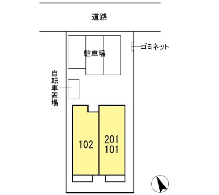 レクニルド春田の区画図