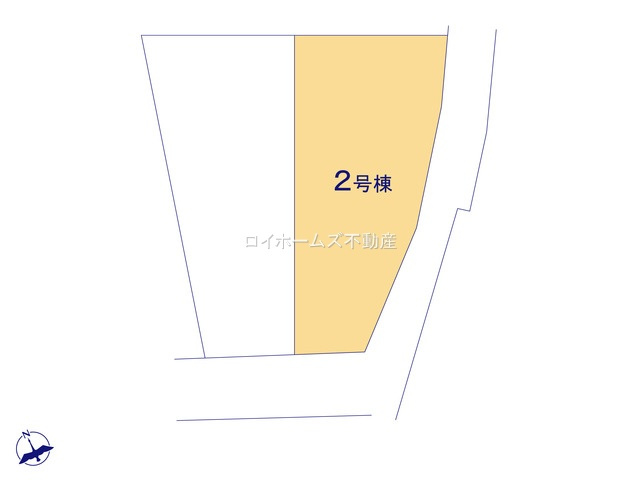 【区画図】 | 春日井市穴橋町字山本1606-121『仲介料無料』新築戸建て | 2号棟
