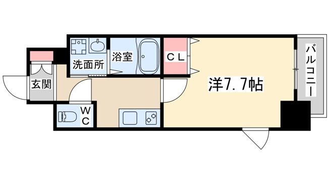 【間取り】 | ラドゥセール梅田イースト