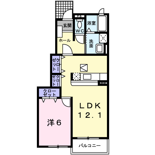 サンハイツⅢの間取り