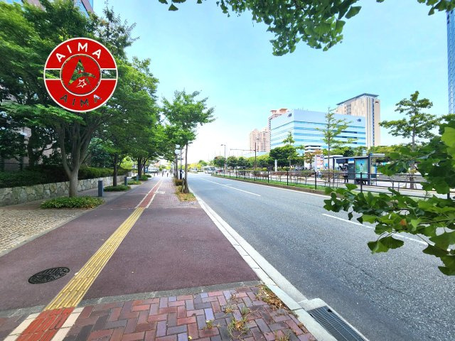 N・グランドメゾン百道浜の現況写真|前面道路含む現地の写真です。