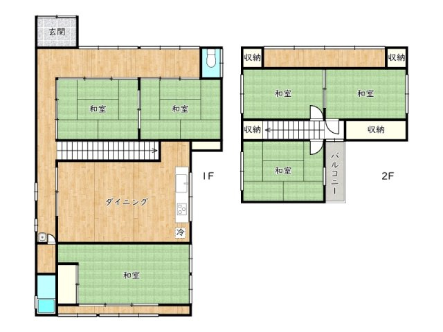 【間取り】 | 姫路市飾磨区構／中古戸建
