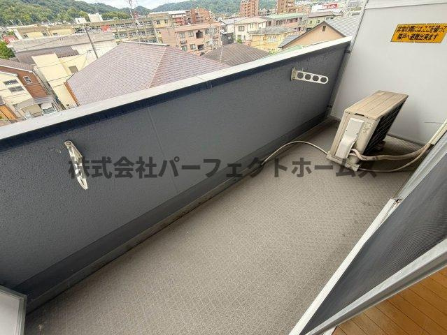 アンジェリーク磐船のバルコニー|広々としたバルコニーです