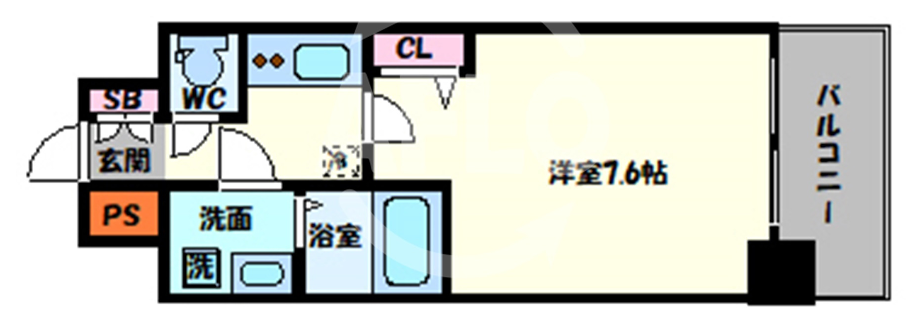ララプレイス四天王寺前夕陽ヶ丘プルミエの間取り|ララプレイス四天王寺前夕陽ヶ丘プルミエ　間取り