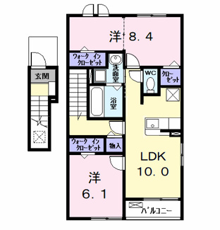 【間取り】 | ロークァット　Ⅱ