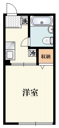シティハイム　レスポワールの間取り