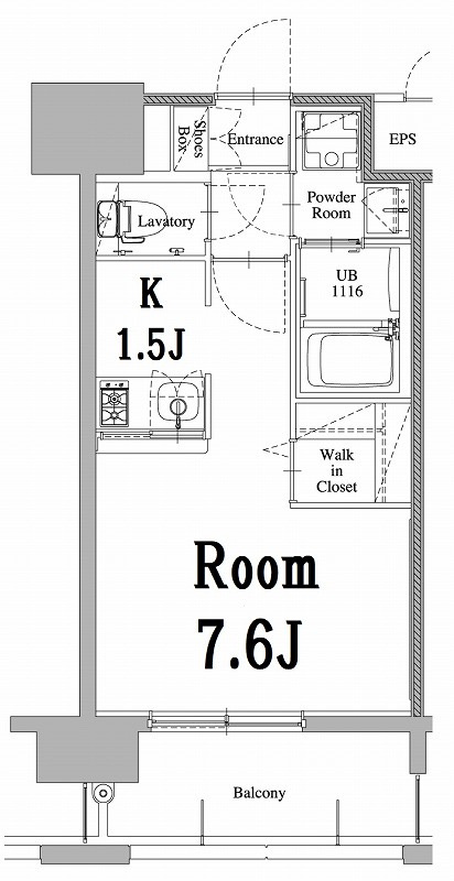 新品家具付きマンション対馬小路5(KaGood福岡)の間取り|※間取りと異なる場合は現状を優先します。