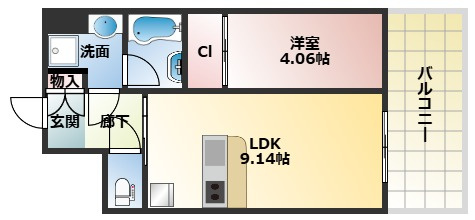プレジオ永和EUROの間取り