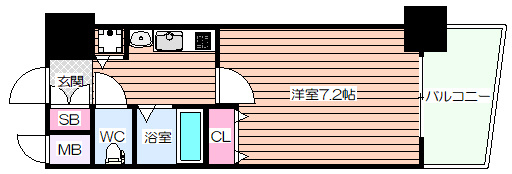 【間取り】 | プレサンス中之島公園パークレジデンス