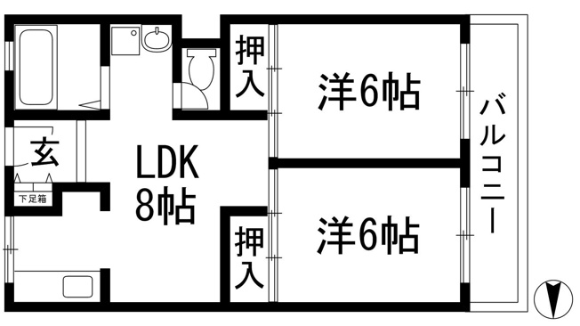 【間取り】 | 大三マンション