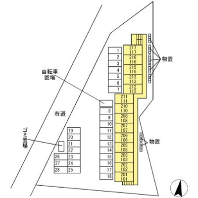 【区画図】 | セジュール古舘