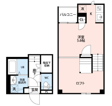 CB鴻巣フィオーレの間取り
