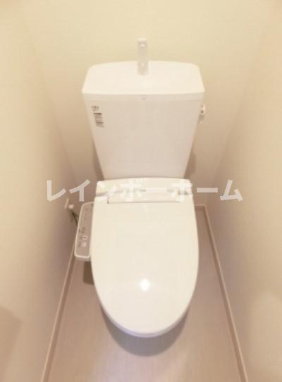 松戸市稔台７丁目の賃貸マンションのトイレ|トイレもきれいです