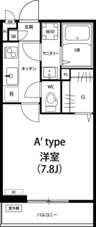 【間取り】 | リブリ・ミニヨン | 間取りです。