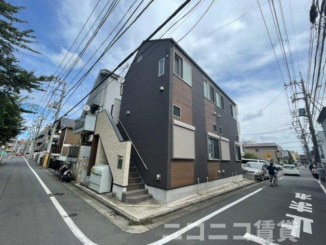 大田区東蒲田１丁目のアパートの外観