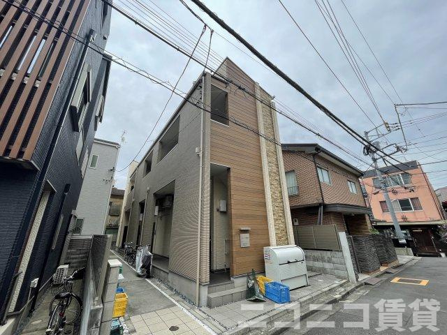 板橋区稲荷台のアパートの外観