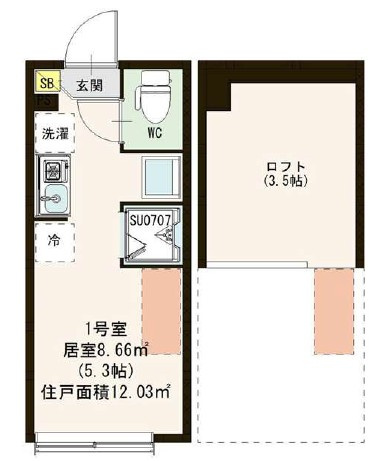 Cozy House 南阿佐ヶ谷の間取り