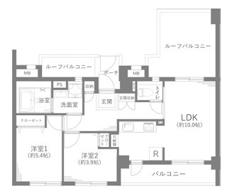 キャニオングランデ桜上水の間取り