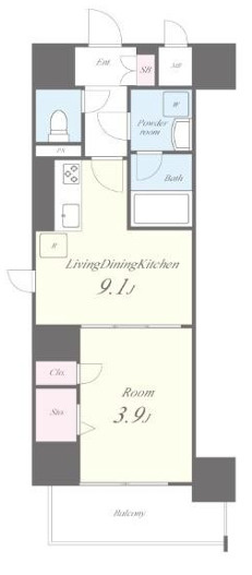 BROU上町台の間取り