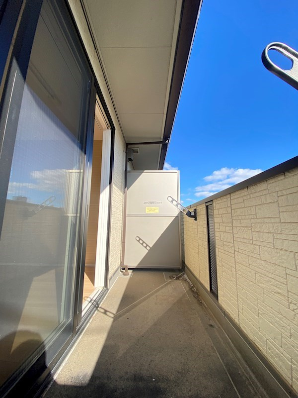 D-room地行のバルコニー