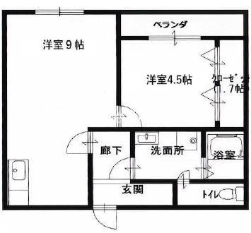 グランドヒル船越の間取り