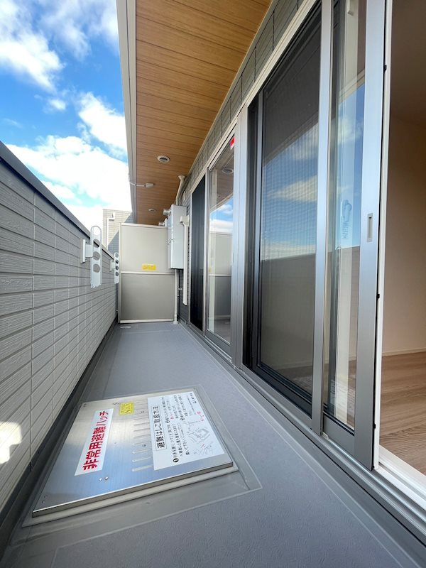 D-room五十川のバルコニー