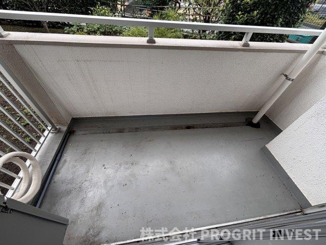 高田馬場住宅のバルコニー