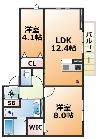 Euphoria籠池通の間取り