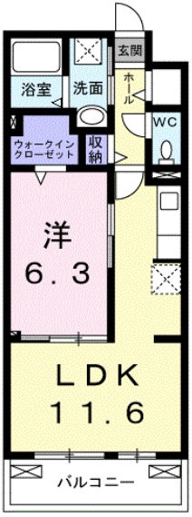 ティーフレイムの間取り