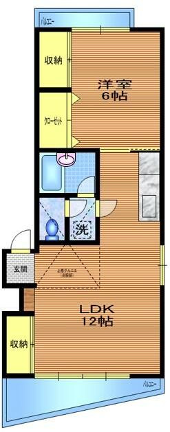サンハイツの間取り