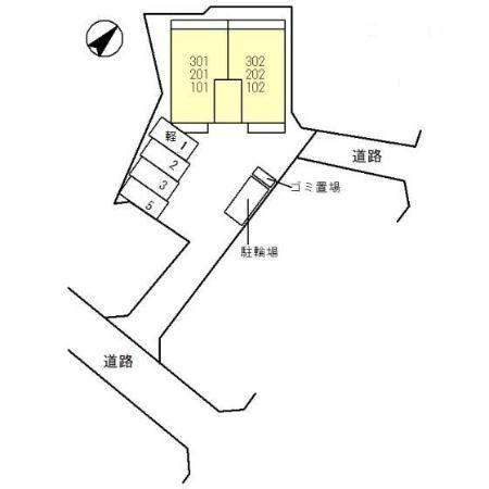 ピアチェーレの区画図