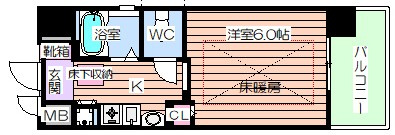 【間取り】 | エステムコート梅田東アクアパレス