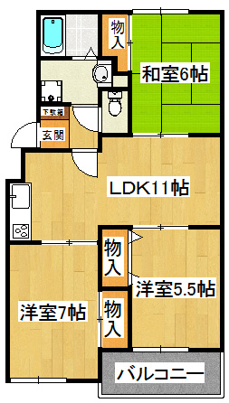 ＫＳグランメール汐見台の間取り