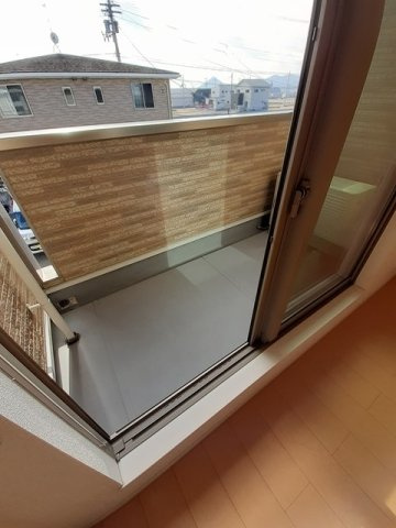 アルドール香西Ⅱのバルコニー