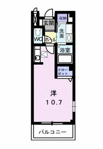 エスポワール土居　Ｃの間取り