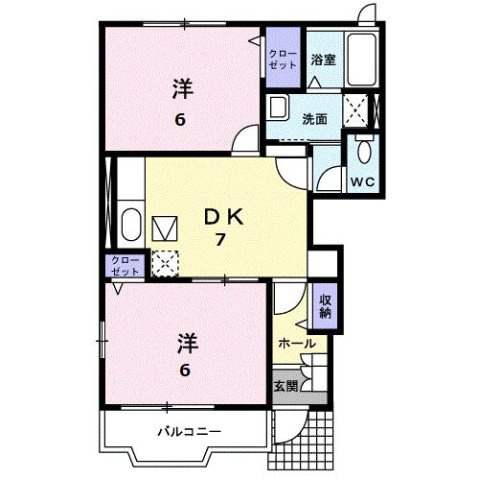 アルカンシエルＣの間取り