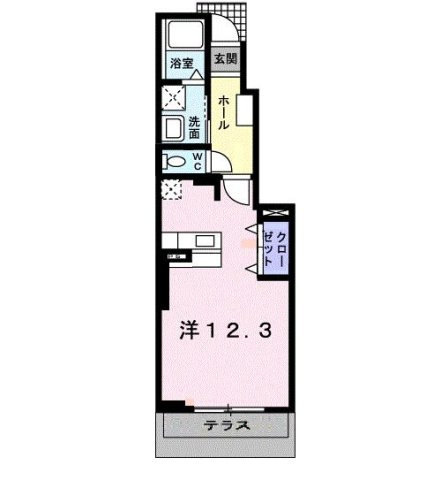 メリオル　カザ　Ｂの間取り