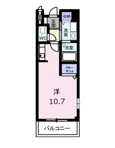 エスポワール土居　Ａの間取り