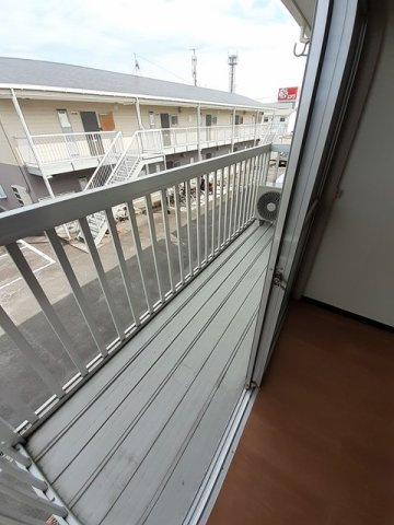 ミューズ松本Ⅱのバルコニー