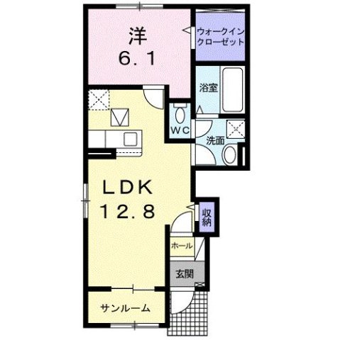 リヴァーサ・Ｋ　リンの間取り