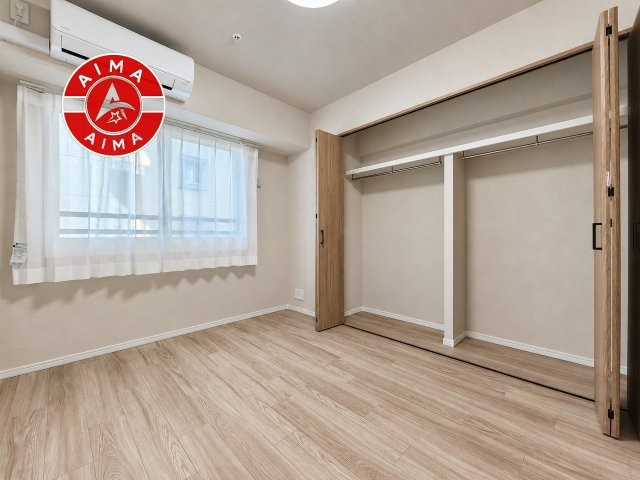 アクタス渡辺通パークシティの寝室|主寝室には収納力に優れたクローゼットがありますので、お部屋もすっきり片付きます。