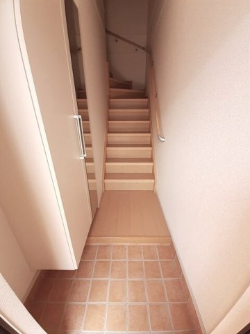 クラール鬼無　Ａの玄関