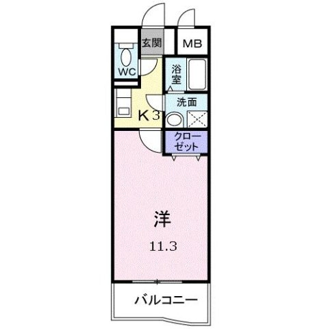 グランディールＦの間取り
