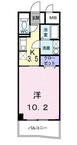 ドエル香西の間取り