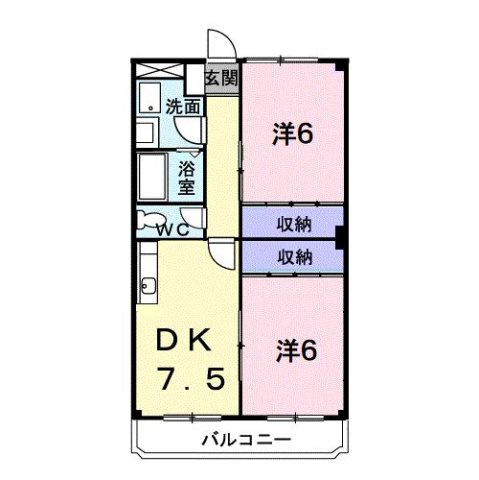 マリッチ　Ｆ１の間取り