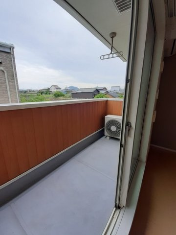ワイズＫⅡのバルコニー