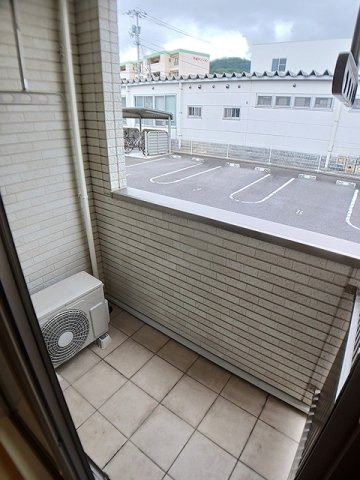 クラール郷東　Ｂのバルコニー