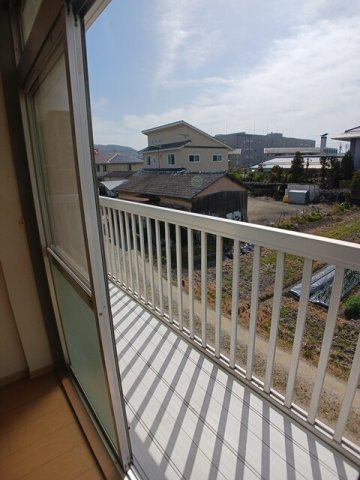 シティハイツ四軒家のバルコニー